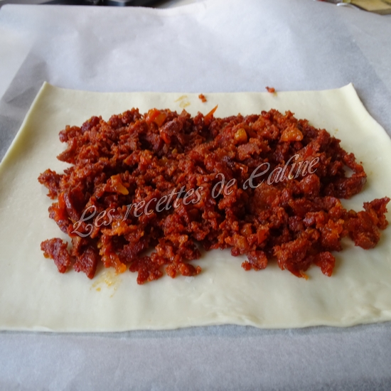 Tarte fine aux pommes de terre et chorizo12