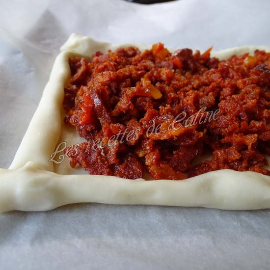 Tarte fine aux pommes de terre et chorizo13