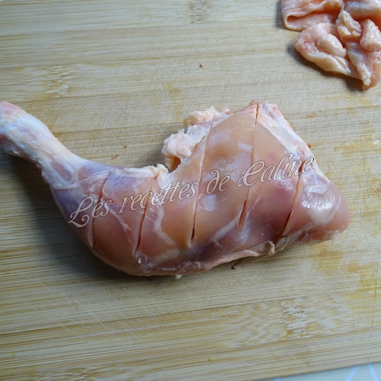 Cuisse de poulet mariné aux épices grill master03