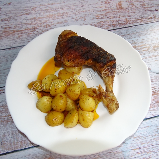 Cuisse de poulet mariné aux épices grill master12