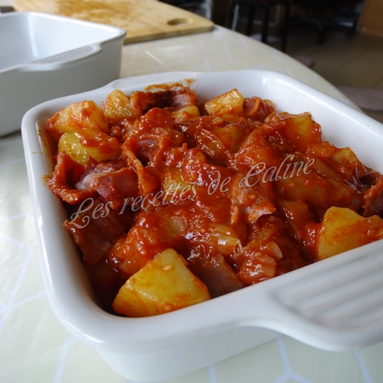 Gratin de poulet épicé et pommes de terre20