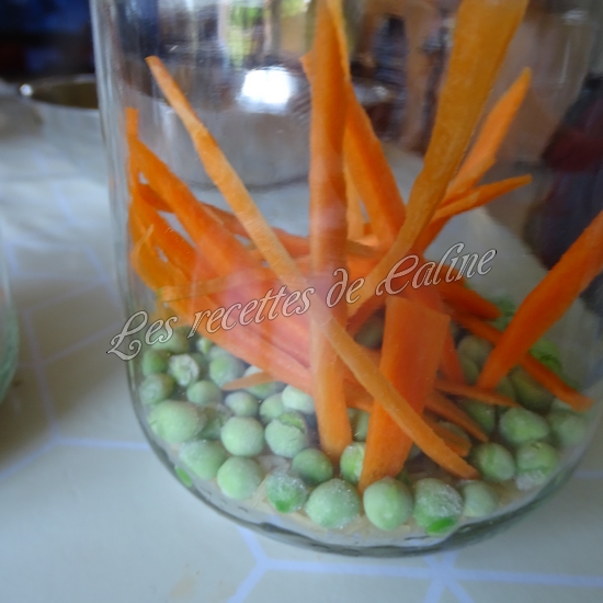 Riz au poulet et petits légumes en bocal14