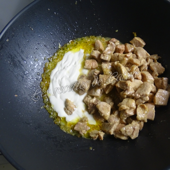 Sauté de dinde façon blanquette au curry11