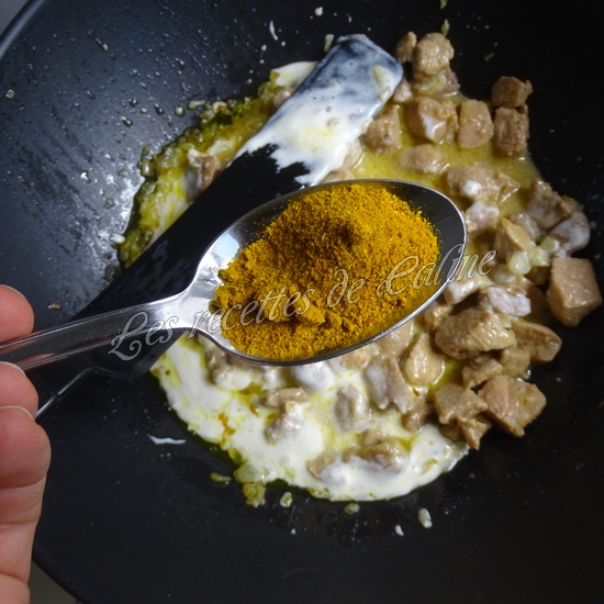 Sauté de dinde façon blanquette au curry12