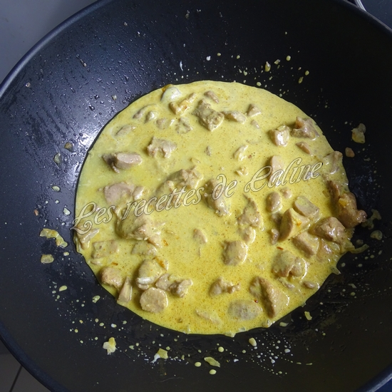 Sauté de dinde façon blanquette au curry13