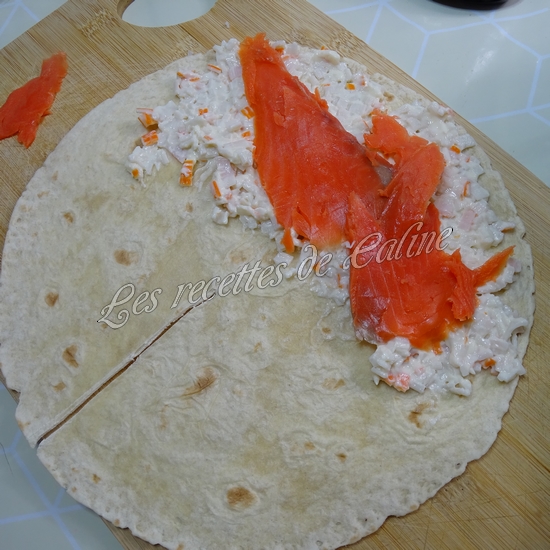 Wrap au saumon et surimi10