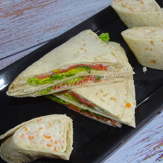 Wrap au saumon et surimi16