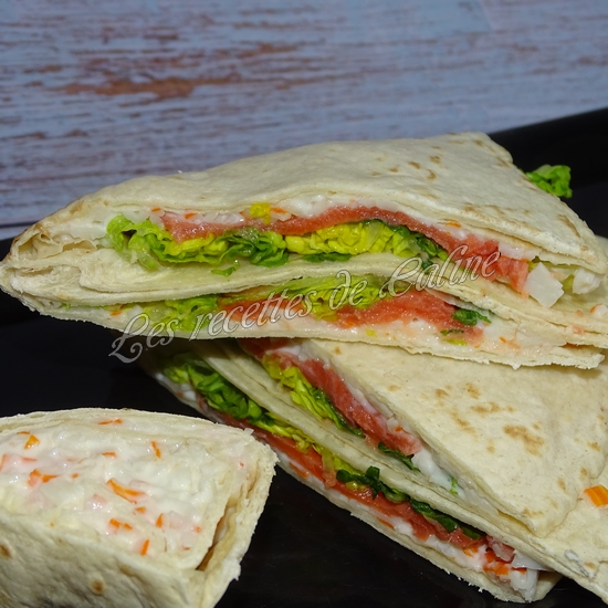 Wrap au saumon et surimi17