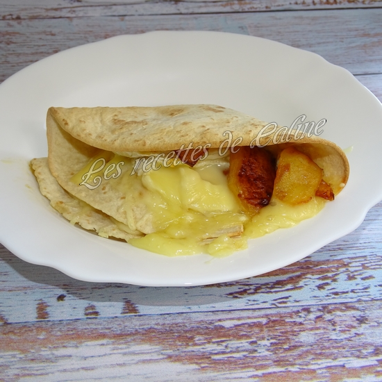 Wrap aux pommes, miel et camembert0001