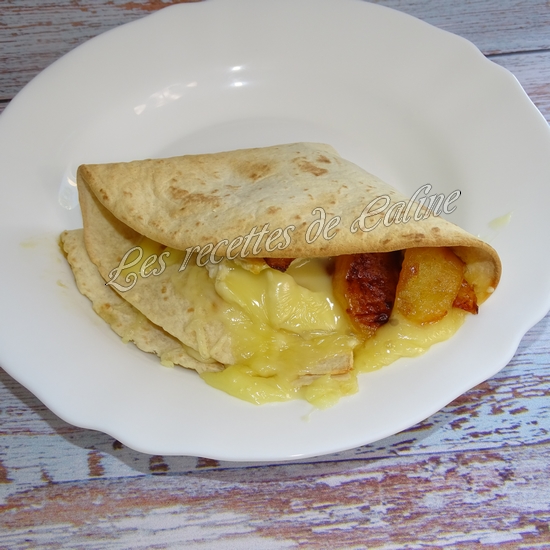 Wrap aux pommes, miel et camembert0002