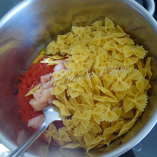 One Pot Pasta de farfalles crémeuses au poulet08