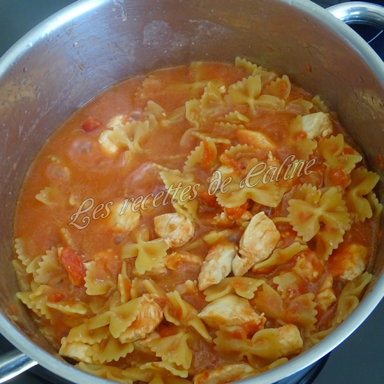 One Pot Pasta de farfalles crémeuses au poulet11