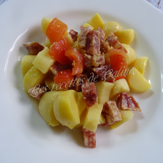 Salade au saucisson sec06