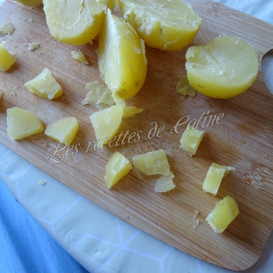 Salade de pommes de terre, thon et cervelas03