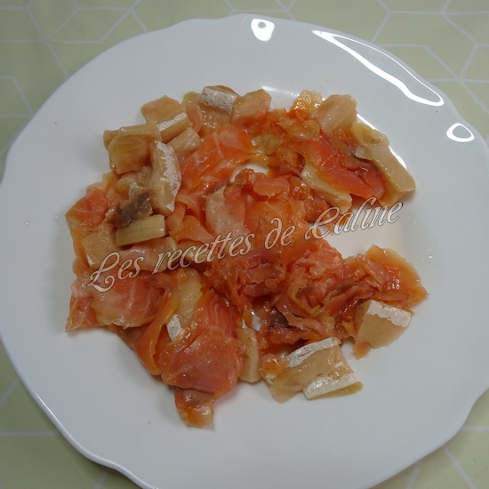 Tarte fine aux rillettes de saumon et radis06