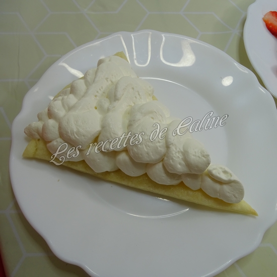 Triangle feuilletée chantilly &amp; fraises19
