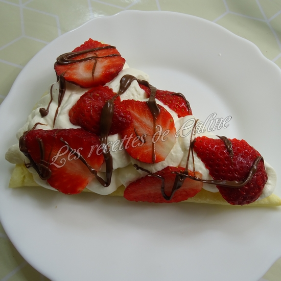 Triangle feuilletée chantilly &amp; fraises22