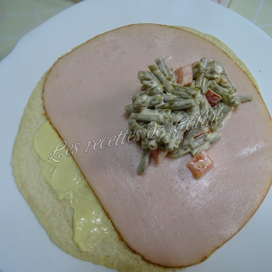 Wrap à la dinde &amp; haricots verts08