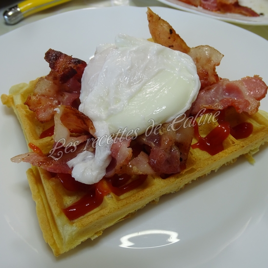 Gaufres a l'oeuf poché et bacon19