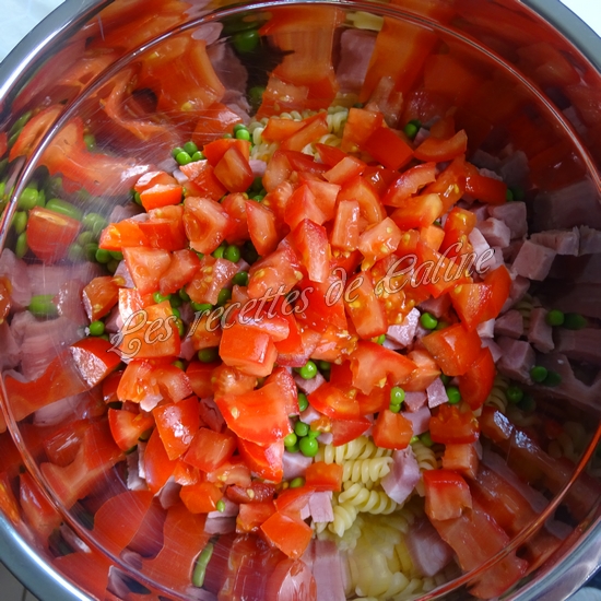 Salade de pâtes au jambon05
