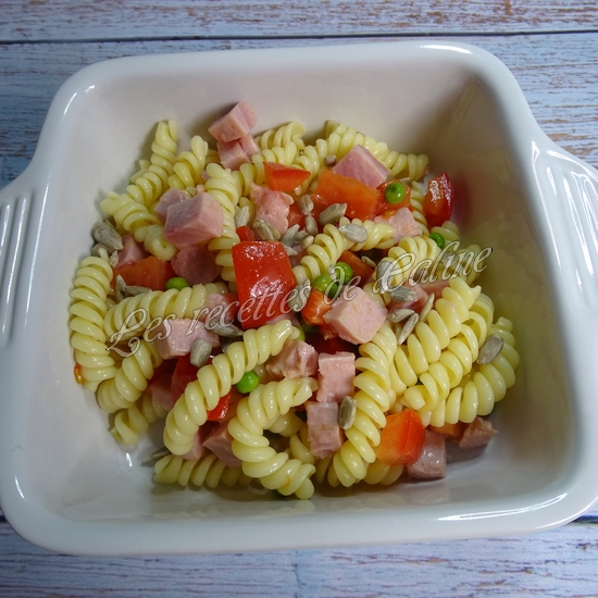 Salade de pâtes au jambon09