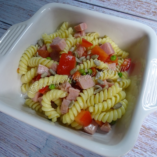 Salade de pâtes au jambon10