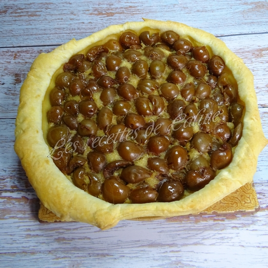 Tarte aux mirabelles et crème d'amandes11
