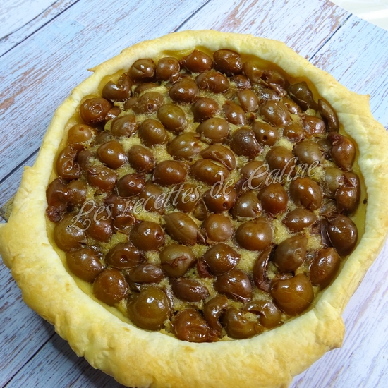 Tarte aux mirabelles et crème d'amandes12
