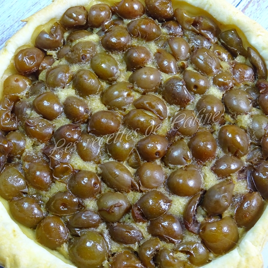 Tarte aux mirabelles et crème d'amandes13