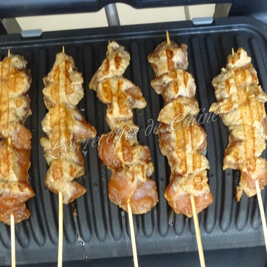 Brochettes de dinde caramélisées13
