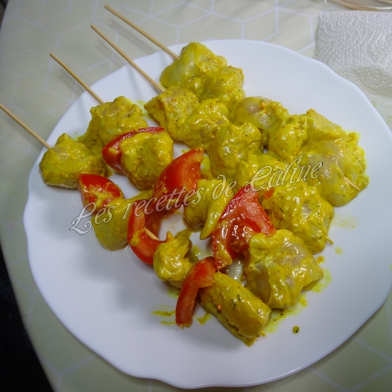 Brochettes de dinde marinées14