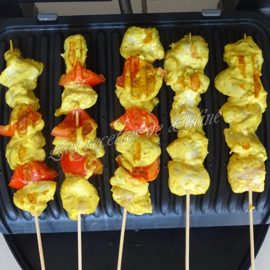 Brochettes de dinde marinées15