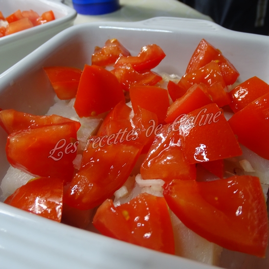 Cabillaud aux tomates et nectarines08