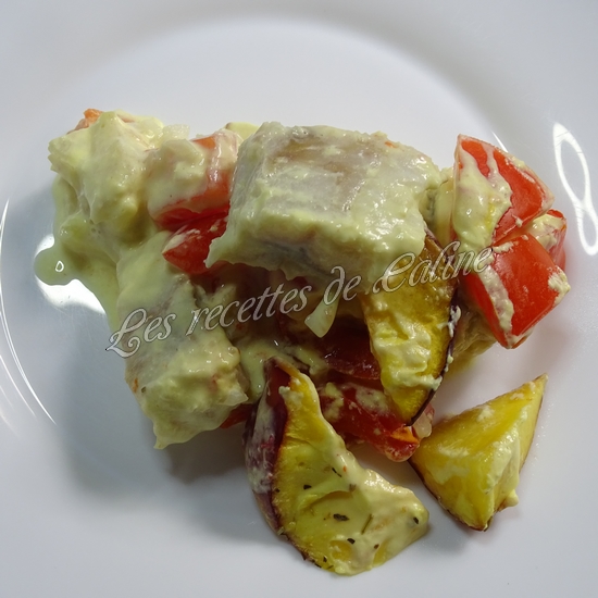 Cabillaud aux tomates et nectarines20