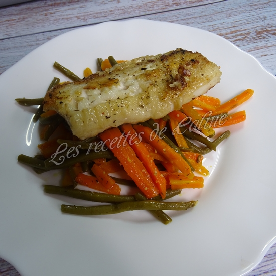 Dos de cabillaud poêlé aux petits légumes10