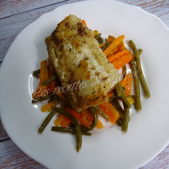 Dos de cabillaud poêlé aux petits légumes11