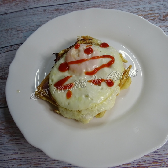 Gaufres au jambon et oeuf au plat20