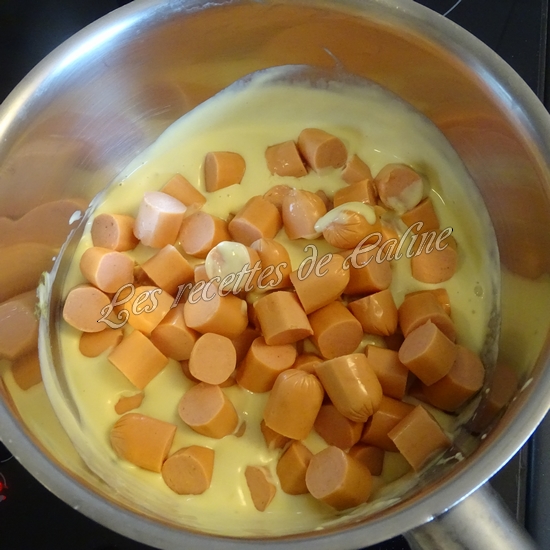 Pâtes moutardé aux saucisses06