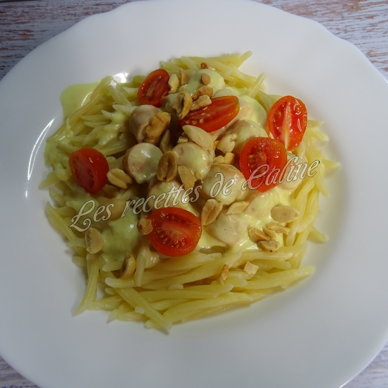 Pâtes moutardé aux saucisses09