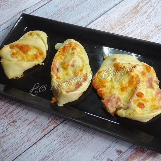 Pizza roulé au fromage et jambon08