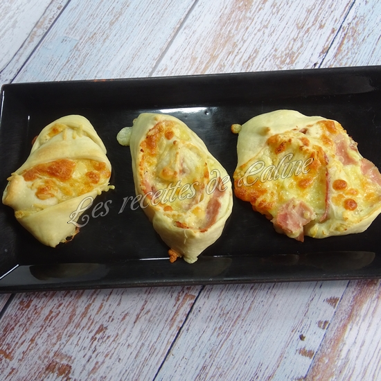 Pizza roulé au fromage et jambon09