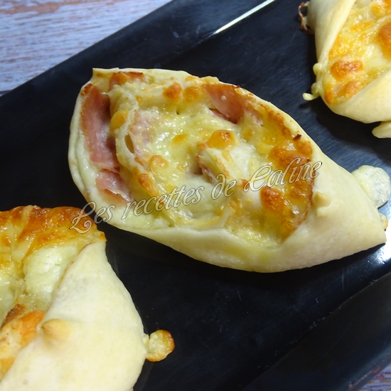 Pizza roulé au fromage et jambon10