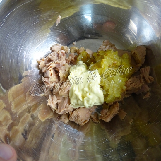 Tuna melt sandwich américain thon &amp; cheddar08