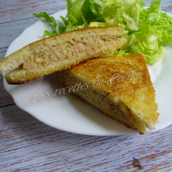 Tuna melt sandwich américain thon &amp; cheddar21
