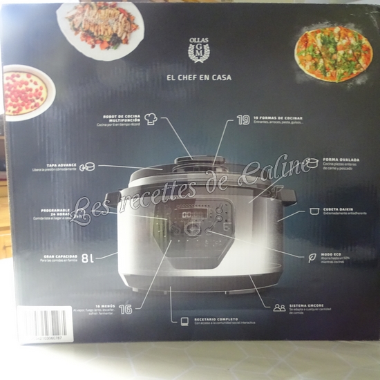 Autocuiseur programmable GM modèle H Ovall02