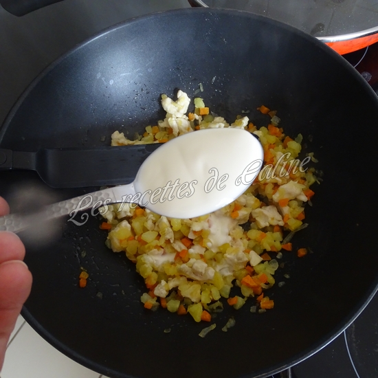 Brick au poulet, pomme de terre et carotte21