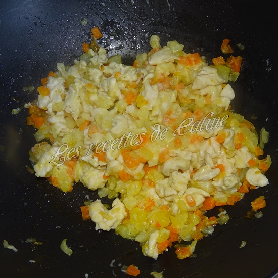 Brick au poulet, pomme de terre et carotte22