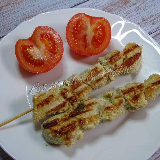 Brochette de poulet en marinade12