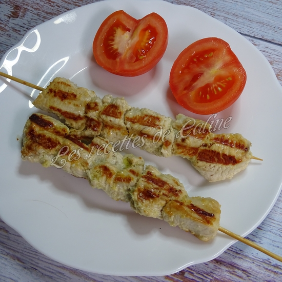Brochette de poulet en marinade13
