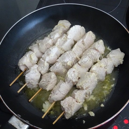 Brochettes de volaille au lait de coco10